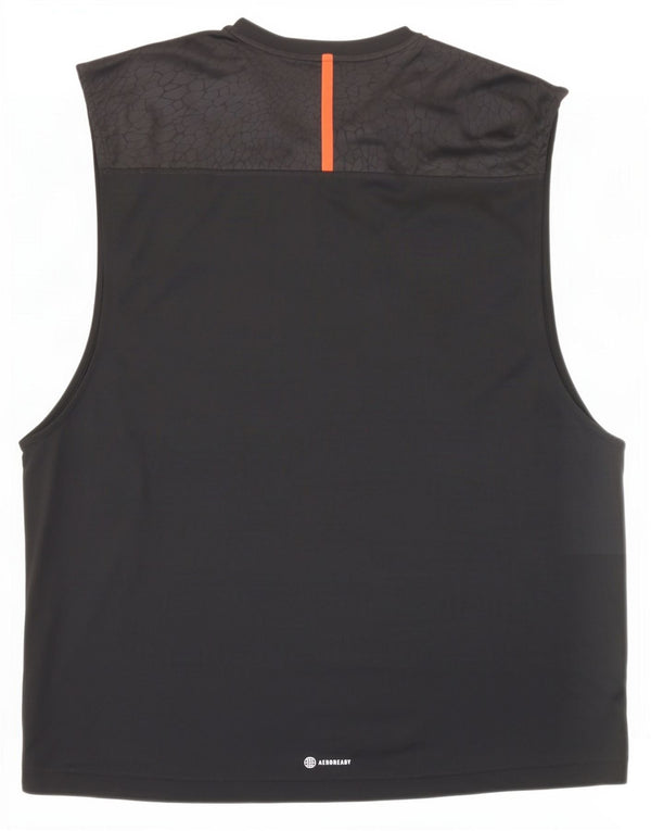 Adidas muški Aeroready Slim Fit Vest Top XL crni Colourblock poliester