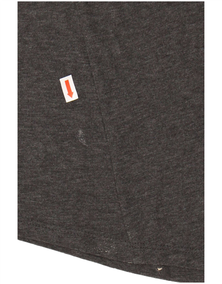 PUMA Womens Graphic T-Shirt Top UK 16 Large Grey Polyester