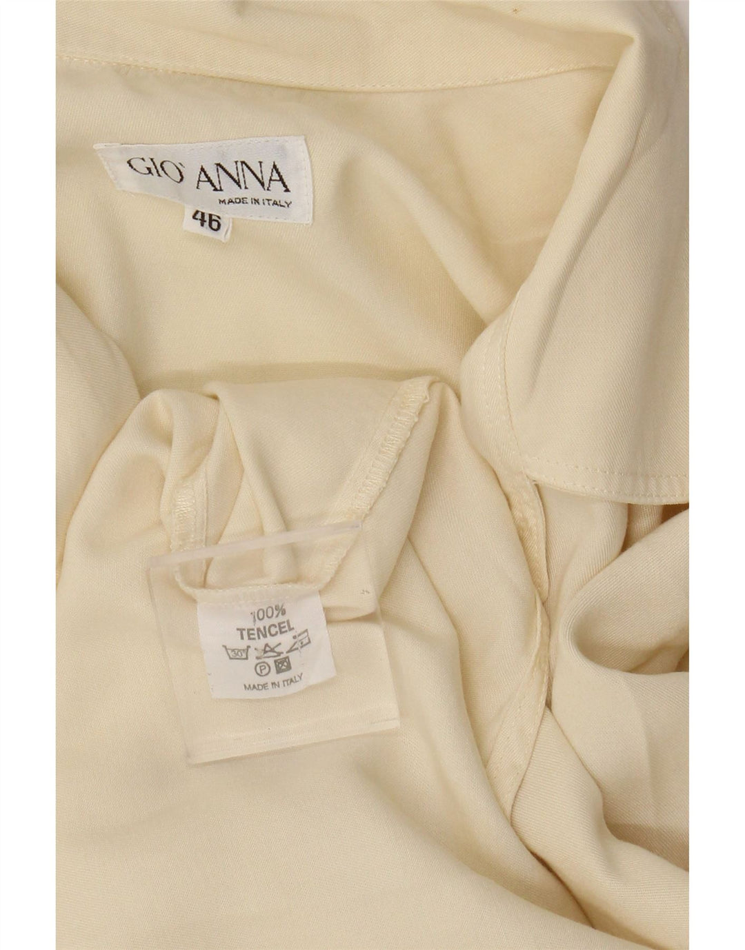 Gio Anna Ženska košulja IT 46 Large Off White Tencel