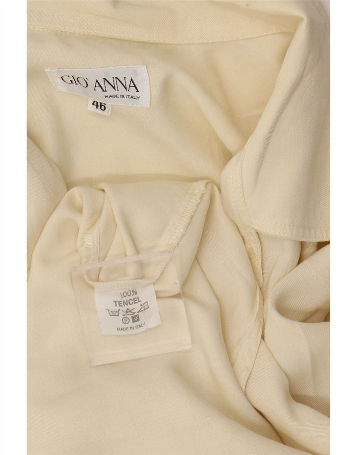 Gio Anna Ženska košulja IT 46 Large Off White Tencel