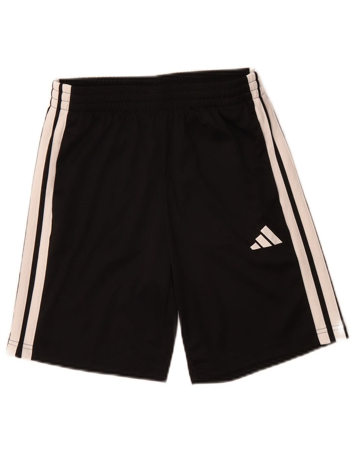Sportske kratke hlače Adidas Climacool za dječake 11-12 godina, crni poliester