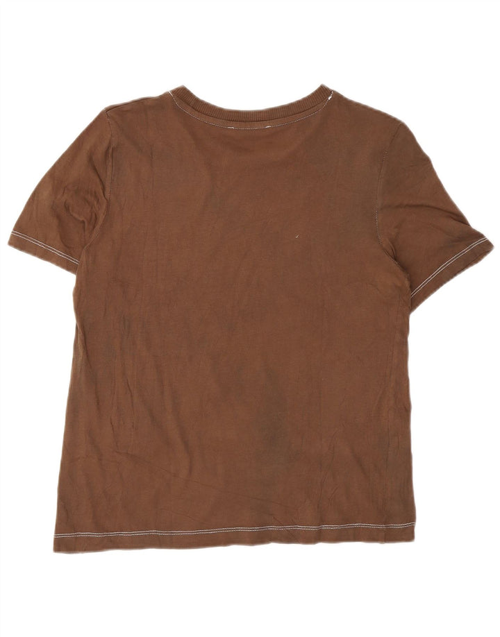 Zara ženska majica kratkih rukava UK 10 Small Brown