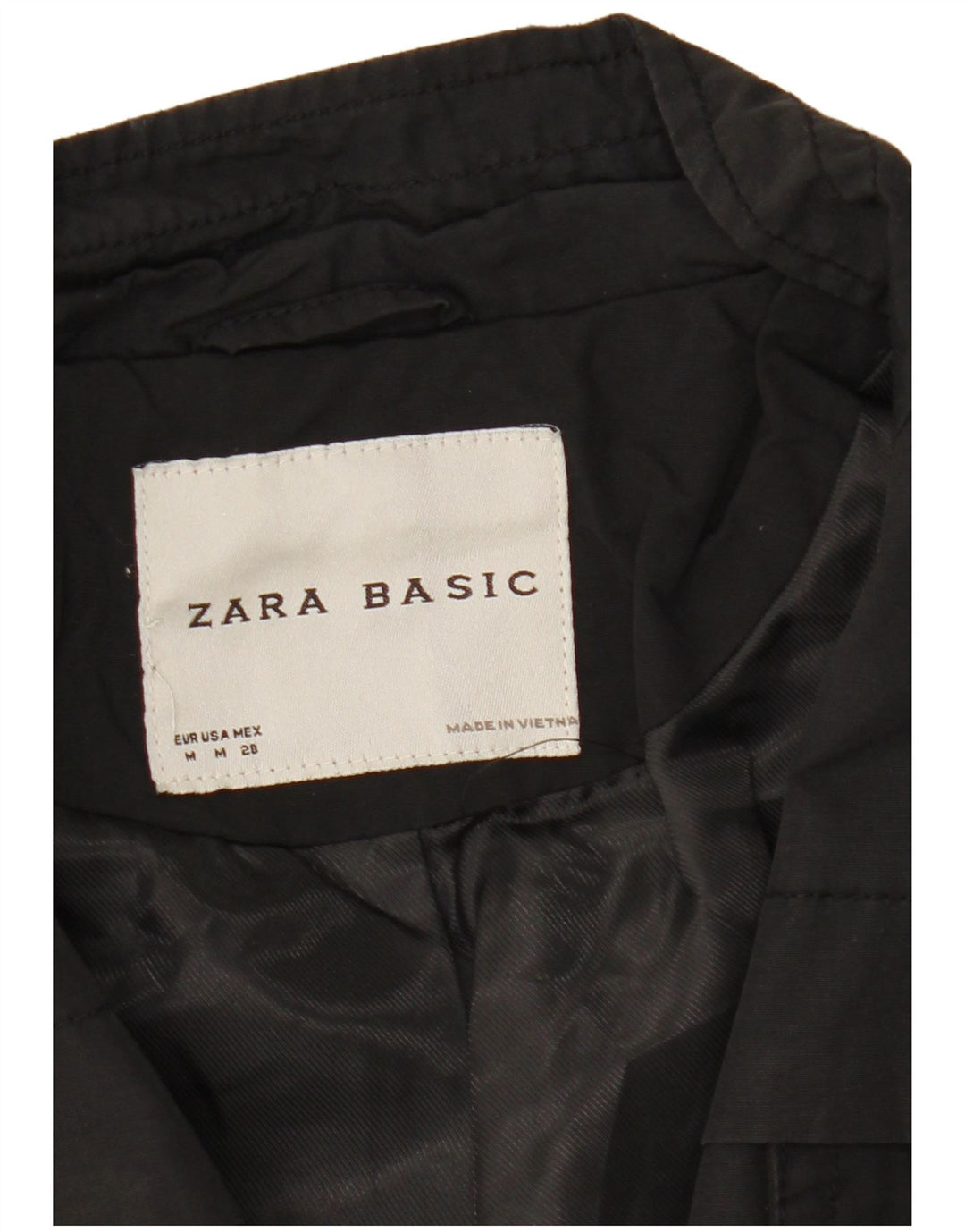 Zara ženska vojna jakna UK 12 srednje crna