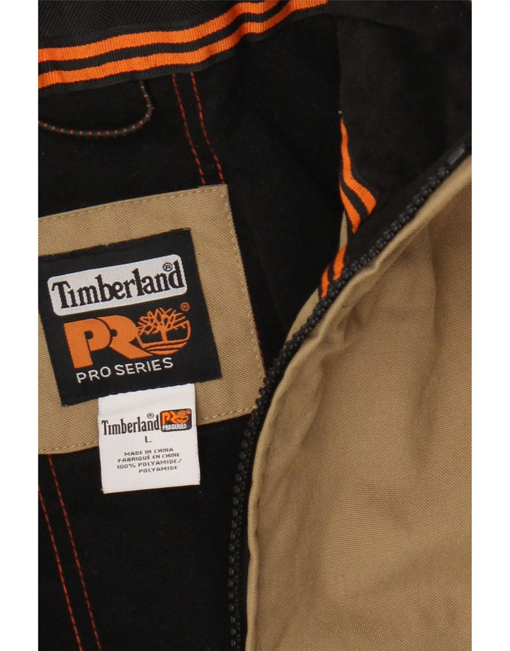 Timberland muška bomber jakna UK 40 Large Beige Colourblock Poliamid