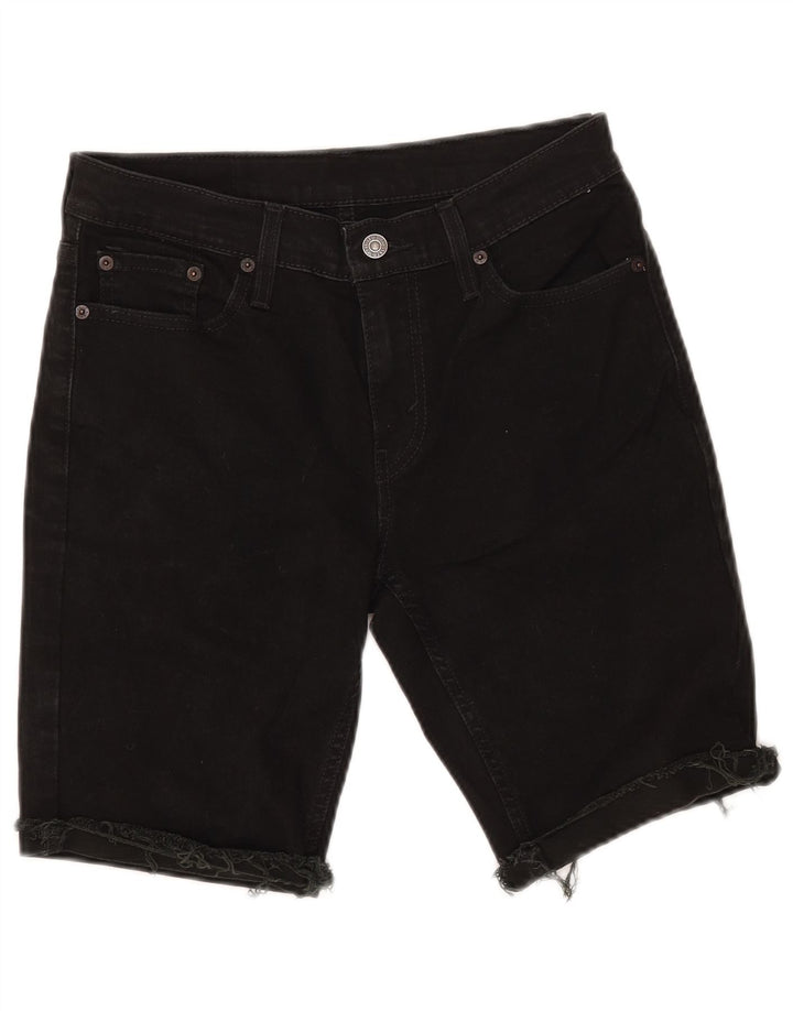 LEVI'S Ženske 511 traper kratke hlače W30 Srednje crni pamuk