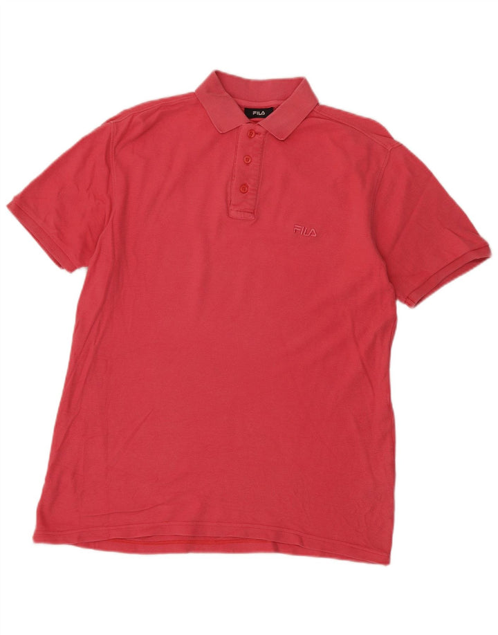 FILA Muška polo majica mala ružičasta pamučna