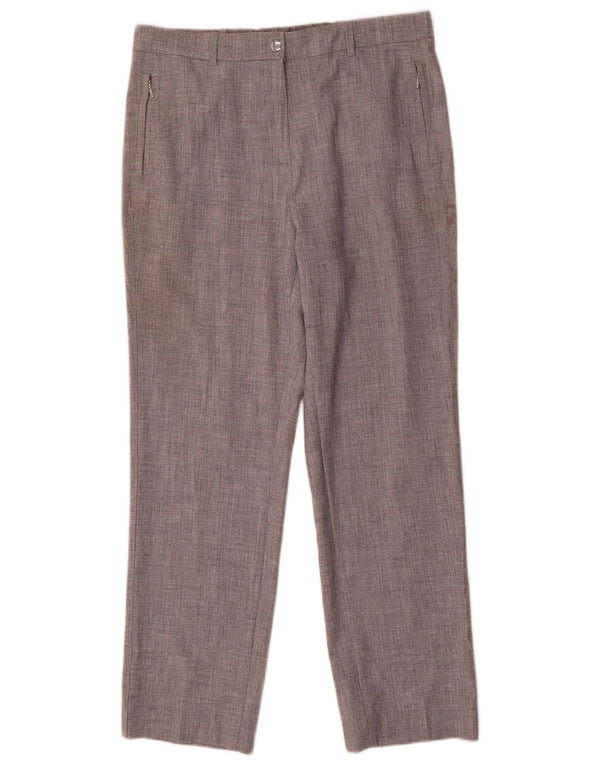 Marks & Spencer ženske ležerne hlače visokog struka UK 14 Large W32 L29 sive