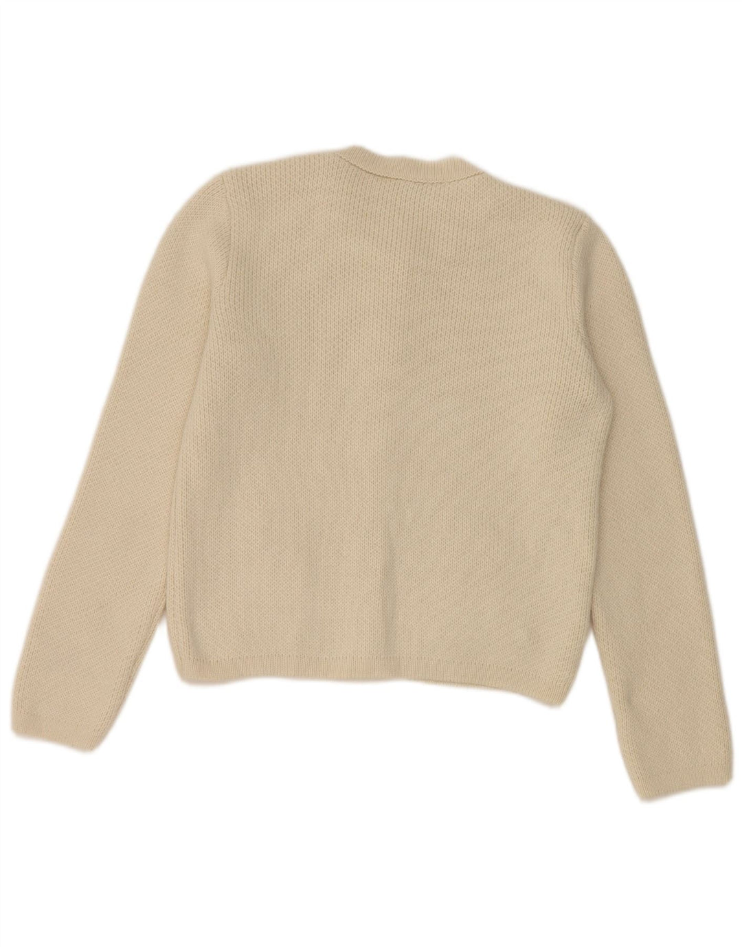 Zara ženski kardigan pulover UK 12 srednje bijele akrilne boje