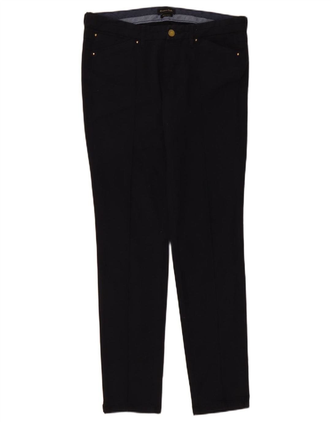 Ženske uske chino hlače Massimo Dutti EU 40 srednje W30 L31 tamnoplave