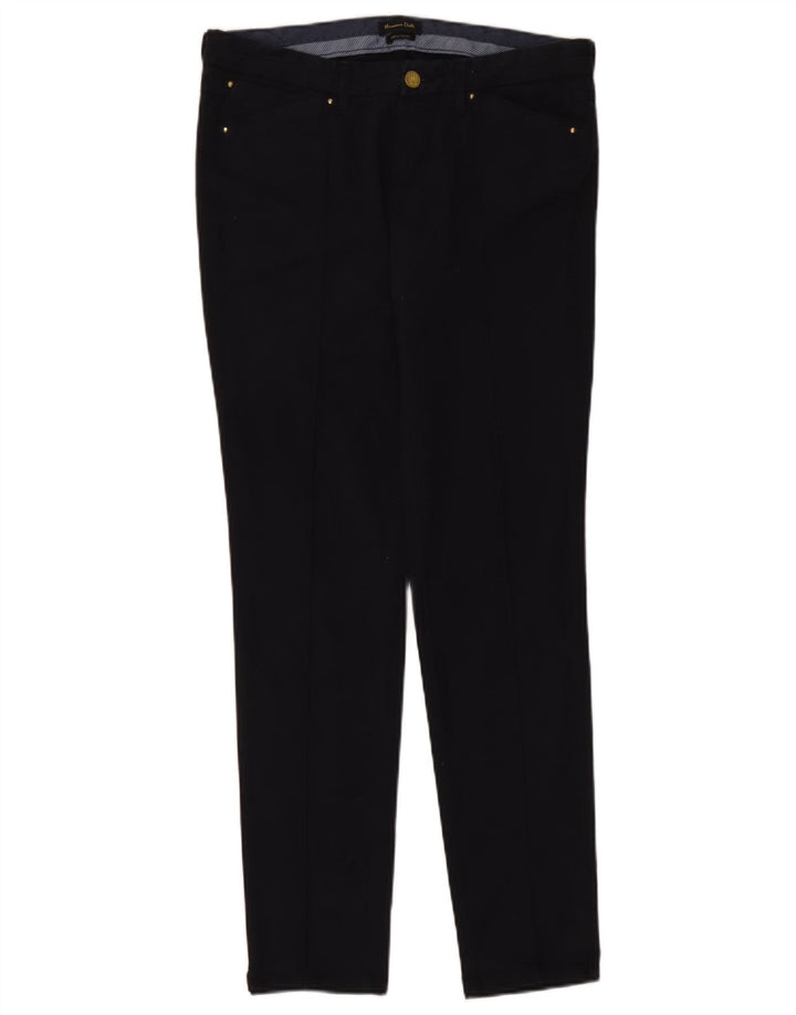 Ženske uske chino hlače Massimo Dutti EU 40 srednje W30 L31 tamnoplave