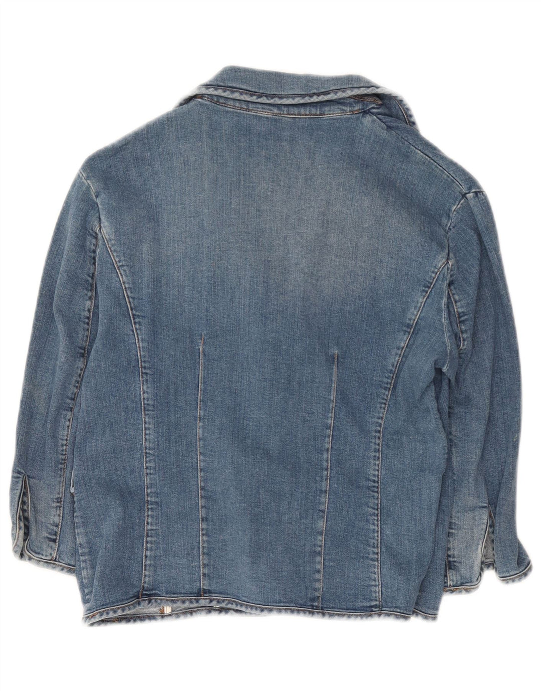 Iceberg ženska jakna od trapera 3/4 rukava IT 46 Large Blue Cotton