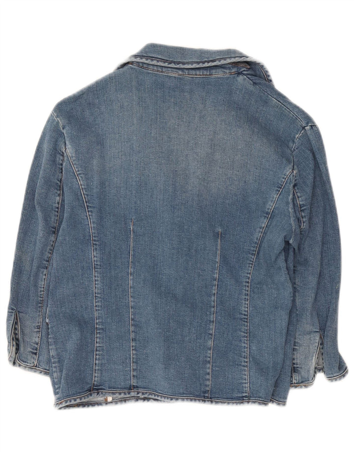Iceberg ženska jakna od trapera 3/4 rukava IT 46 Large Blue Cotton
