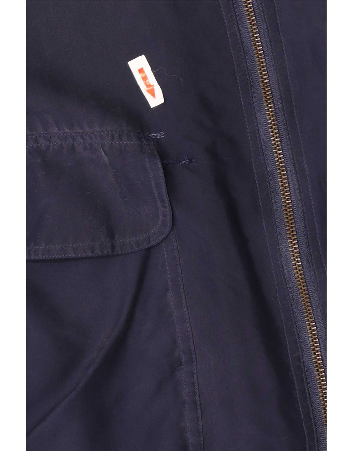 Muška bomber jakna Leader UK 42 XL tamnoplava svila
