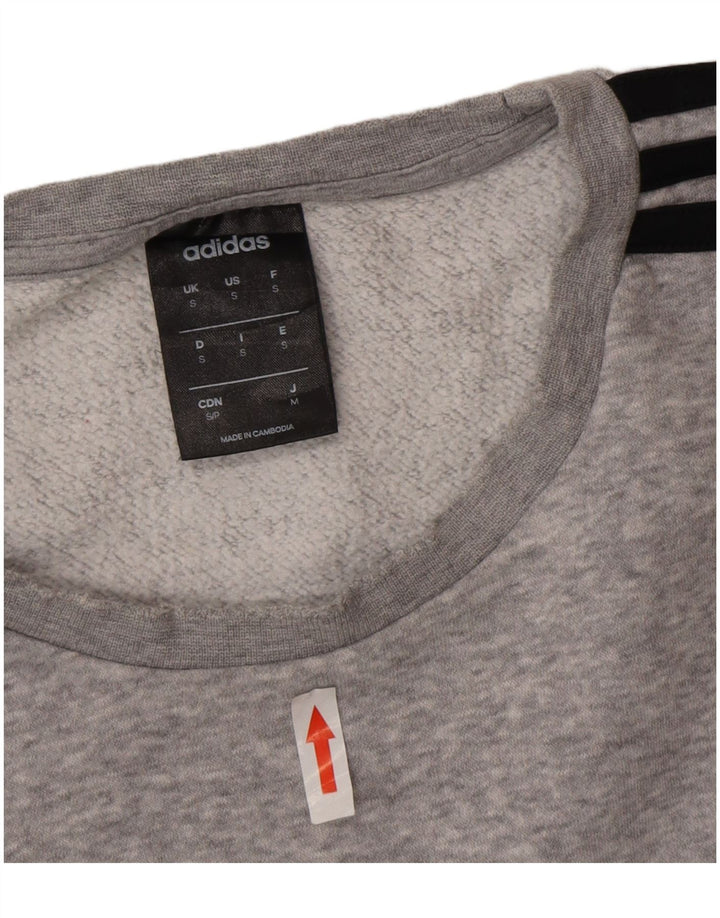 Adidas muška majica s grafičkim motivima, mali sivi flekasti pamuk