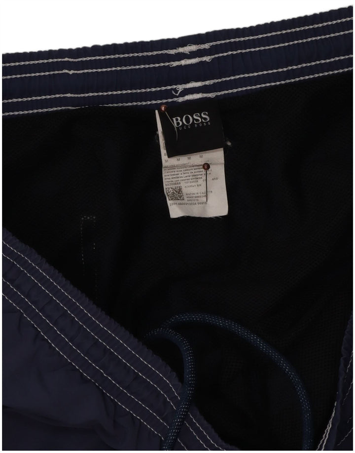 Hugo Boss muške kratke hlače za plivanje Srednje tamnoplavi poliester