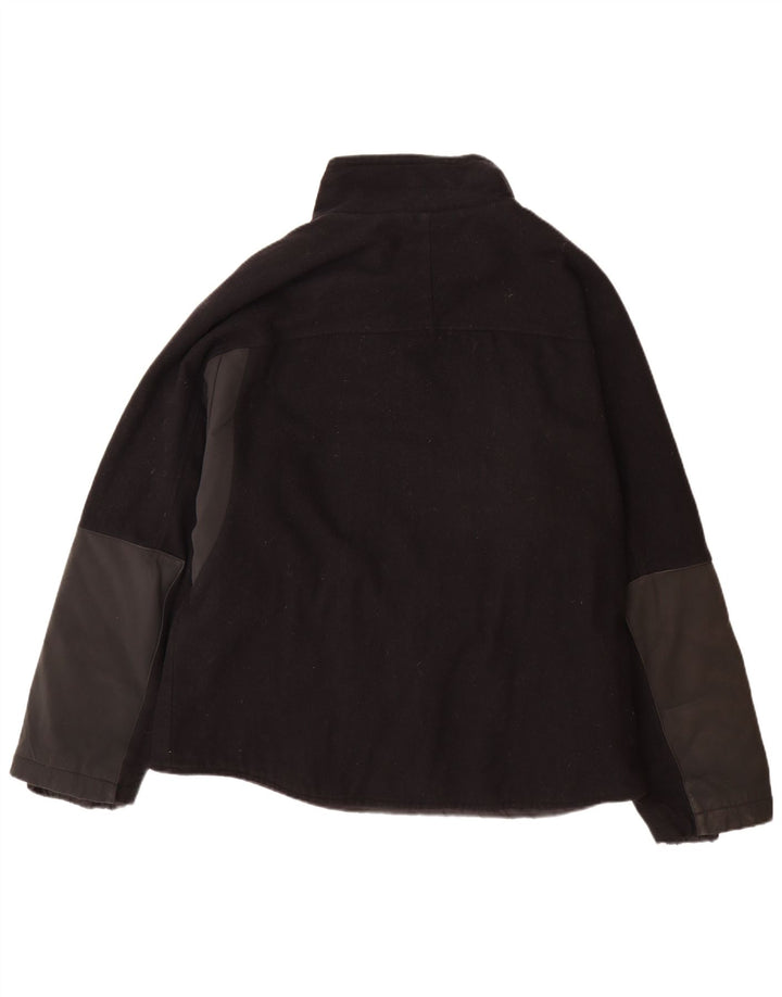 Tommy Hilfiger muška upotrebna jakna UK 44 2XL crna vunena boja