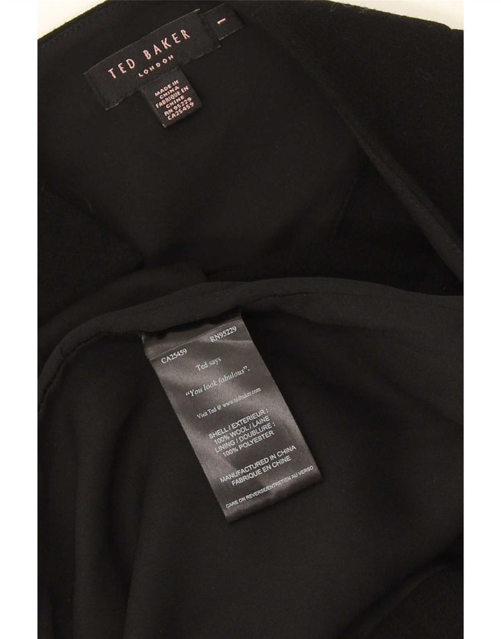 Ted Baker ženska haljina uz kroj veličine 1 XS crna vunena