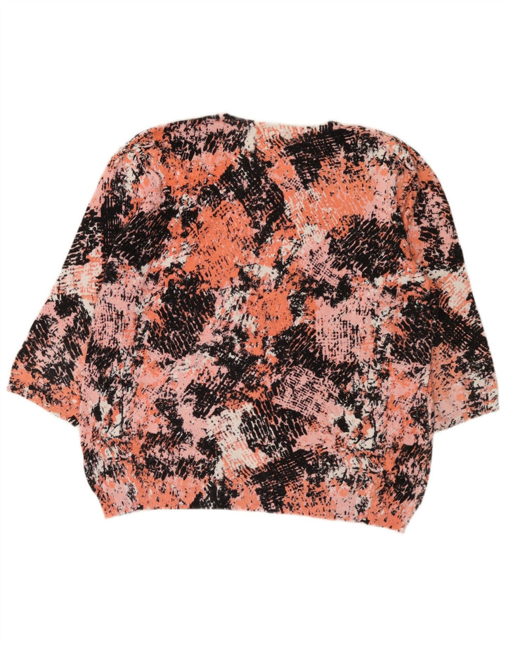 Marks & Spencer ženski džemper s okruglim izrezom s apstraktnim uzorkom UK 16 Larg