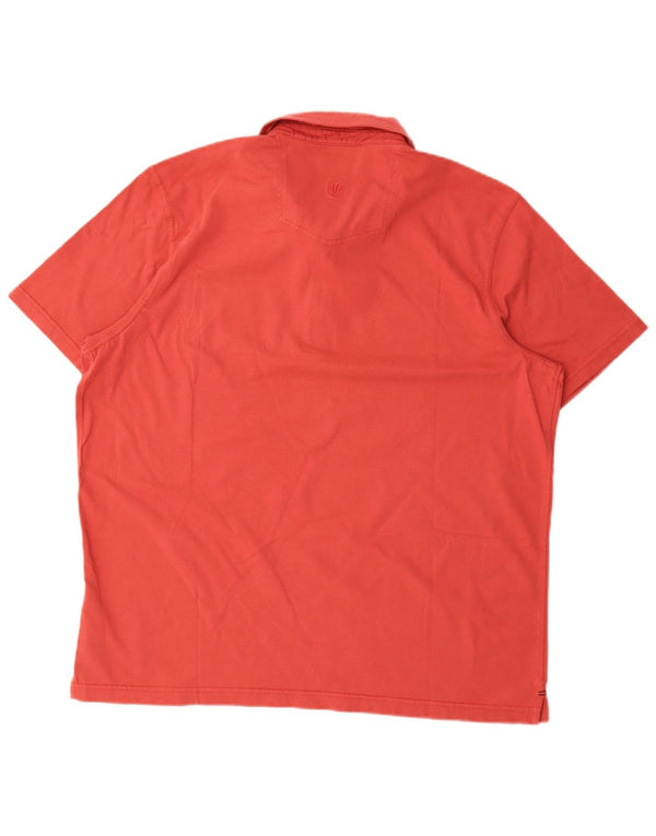 Fat Face Mens Polo Shirt 2XL Red Cotton