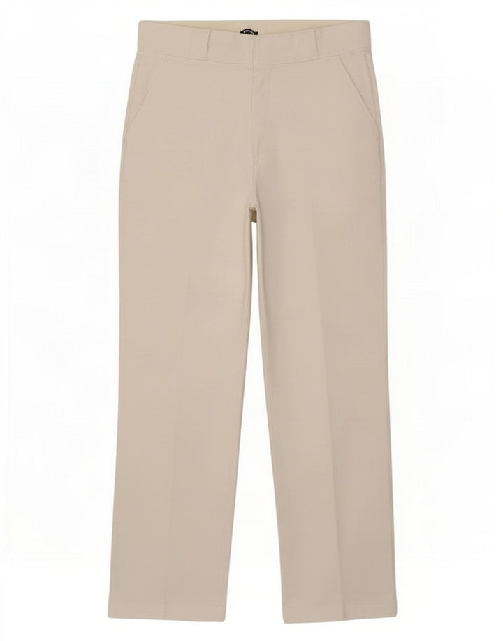 Dickies ženske ravne chino hlače W28 L26 bijeli poliester