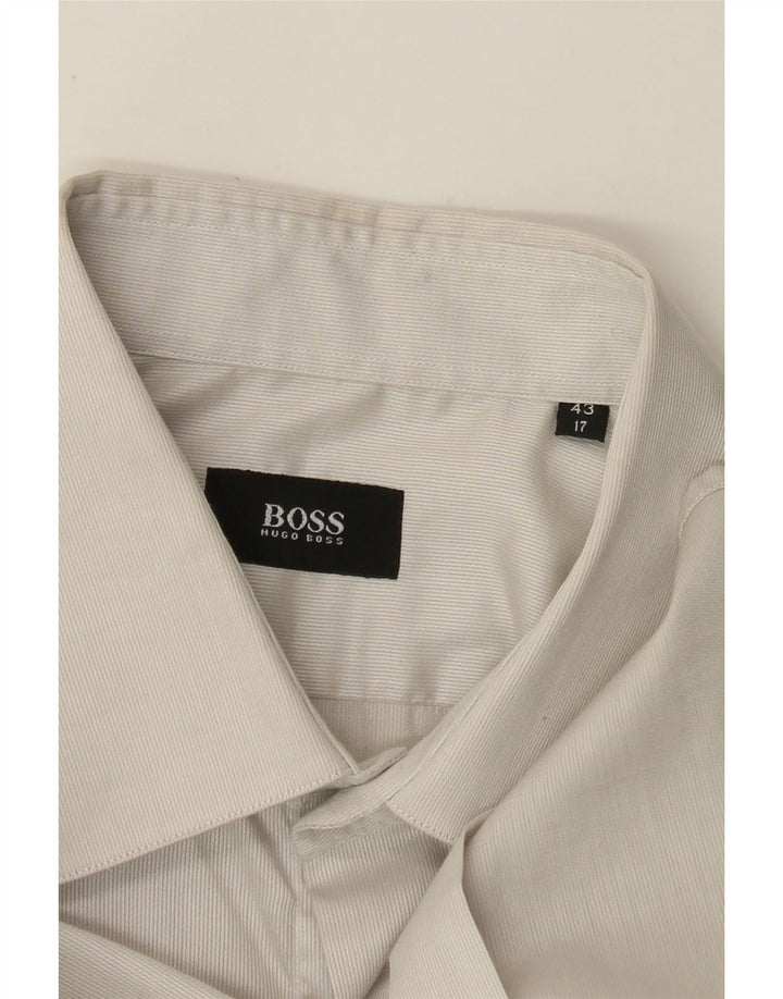 HUGO BOSS Muška košulja, veličina 43 17 XL, bijele pruge