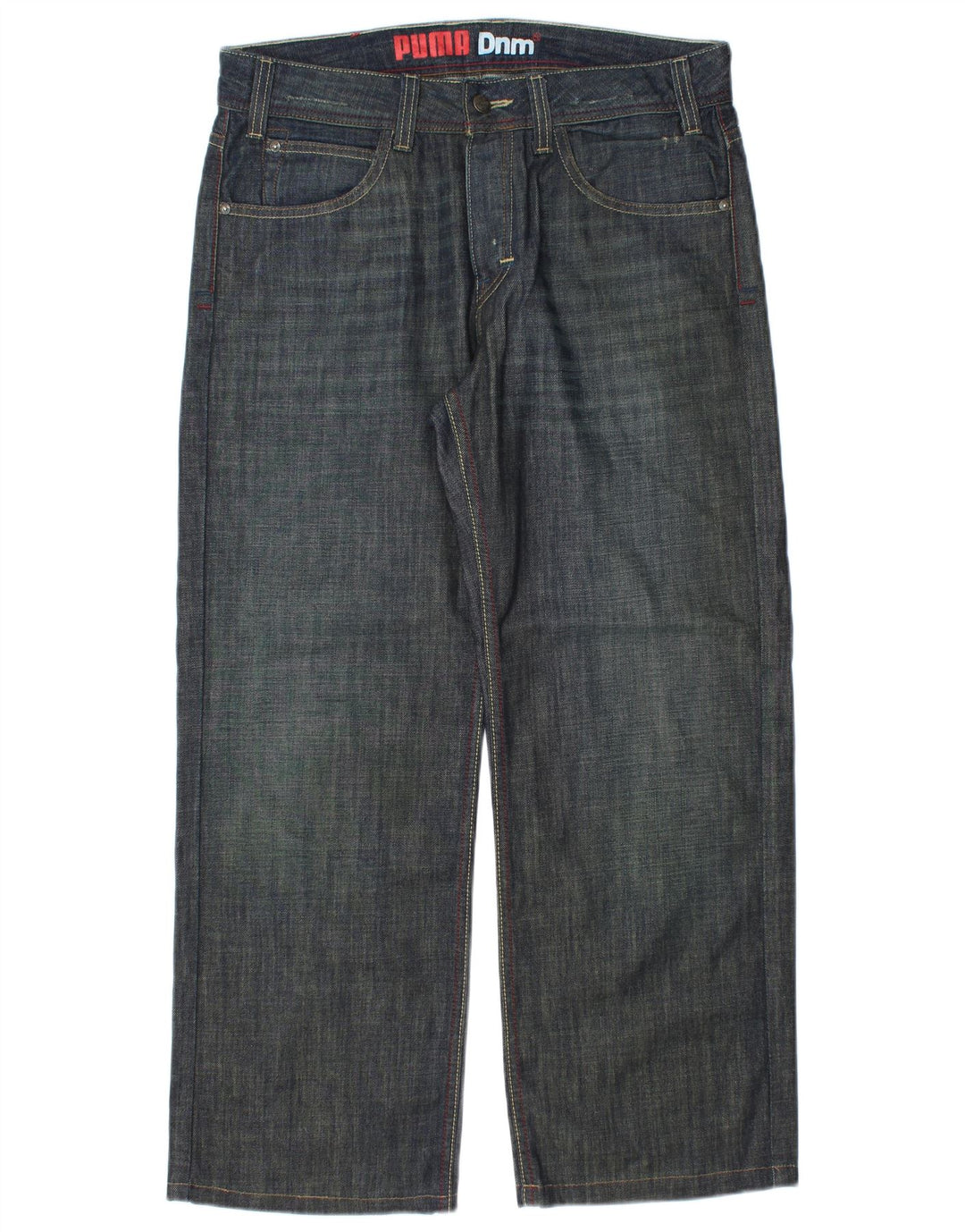 Puma muške ravne traperice W32 L28 tamnoplavi pamuk