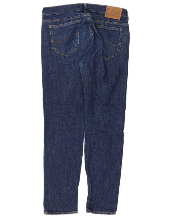 Lee Mens Rider Slim Jeans W31 L30 Plavi pamuk