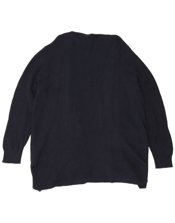 Marks & Spencer ženski otvoreni kardigan pulover UK 20 2XL tamnoplavi