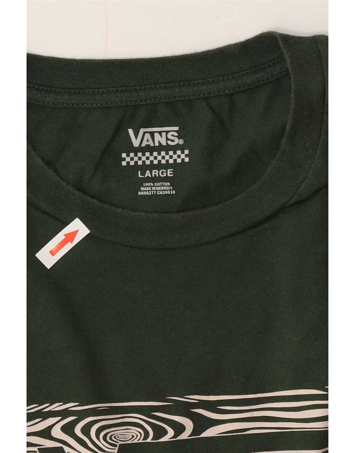 Vans muška majica kratkih rukava s grafičkim motivima, veliki zeleni pamuk