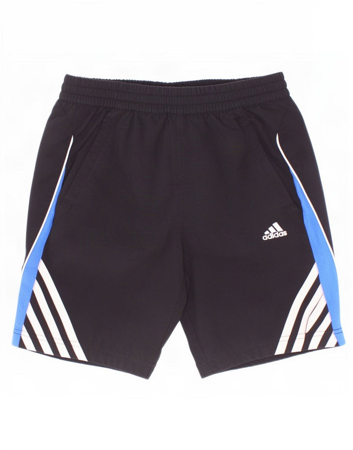 Adidas kratke sportske hlače za dječake 9-10 godina, crni poliester u boji