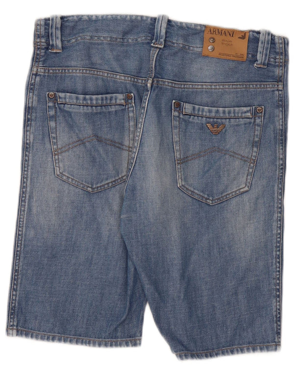 Armani Junior Boys Traper kratke hlače 14-15 godina W32 plavi pamuk