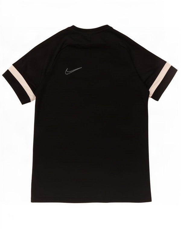 Nike Dri Fit T-Shirt Top srednji crni poliester u boji