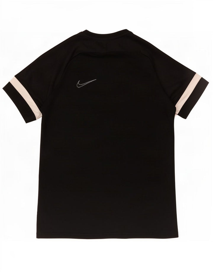 Nike Dri Fit T-Shirt Top srednji crni poliester u boji