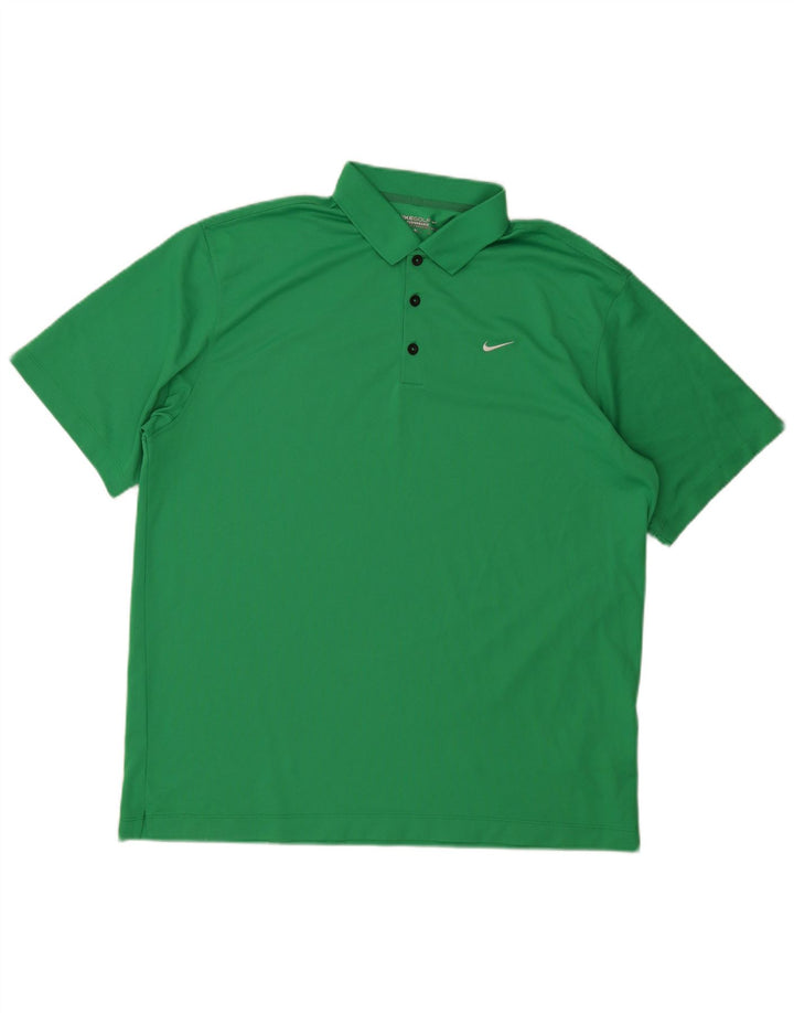 NIKE muška Dri Fit polo majica XL zeleni poliester