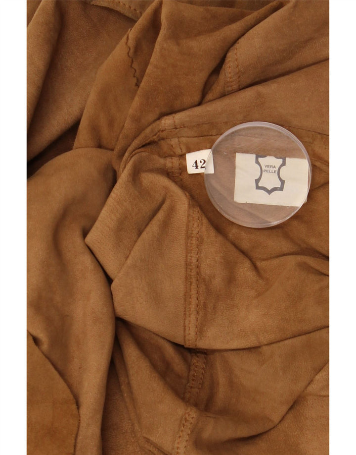 Vintage ženski kaput od antilop kože IT 42 srednje bež kože