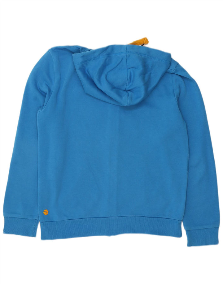 PUMA Mens Zip Hoodie Sweater Small Blue Cotton