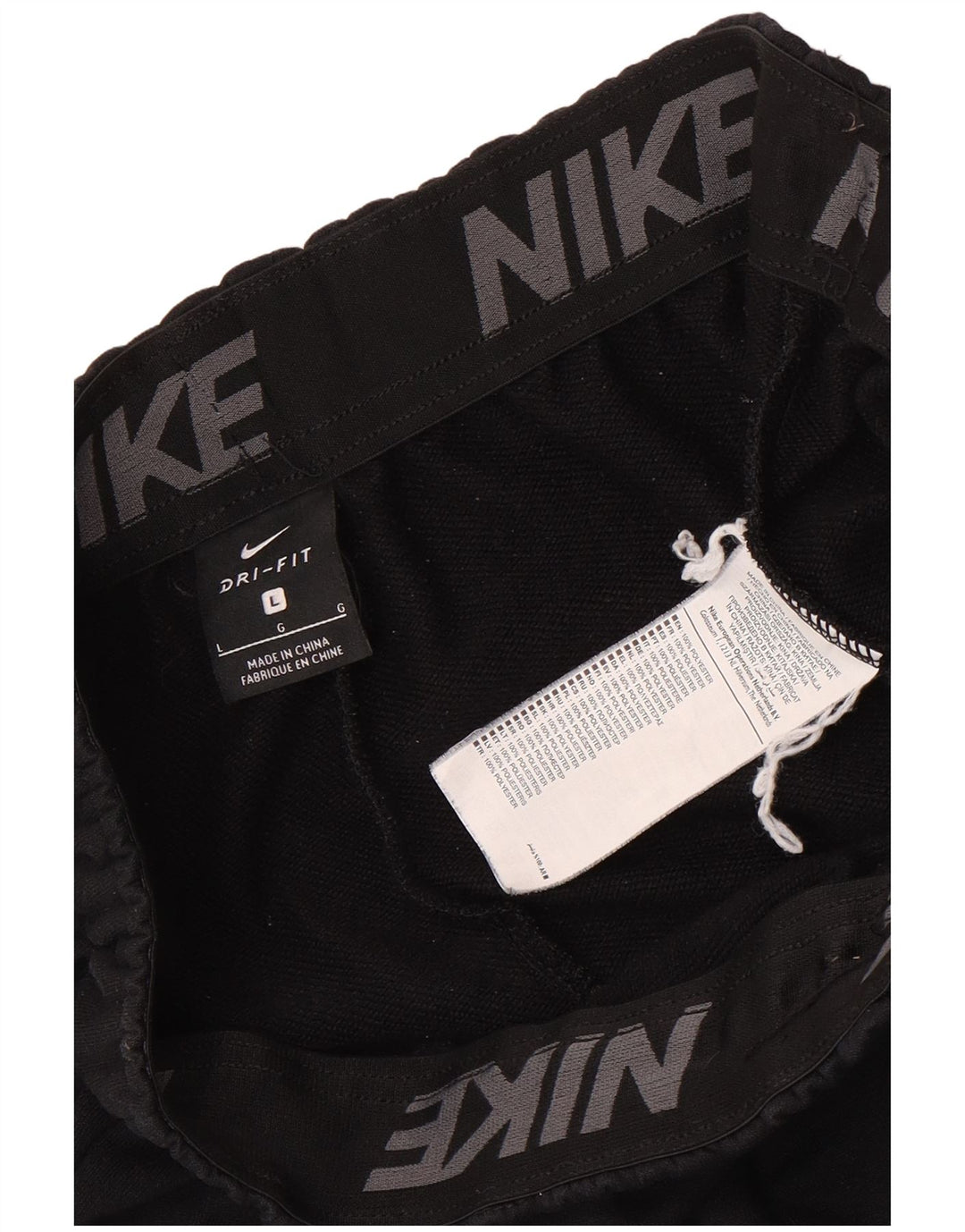 Nike Dri Fit Trenirka Hlače Joggers Veliki crni poliester