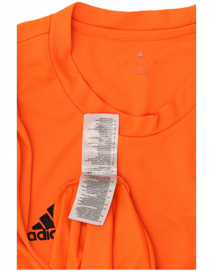 Adidas muška majica Climalite Top XL narančasti poliester