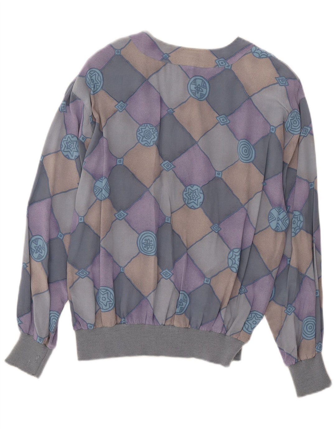 AGENDA Ženska košulja bluza IT 42 srednje plava karirana svila