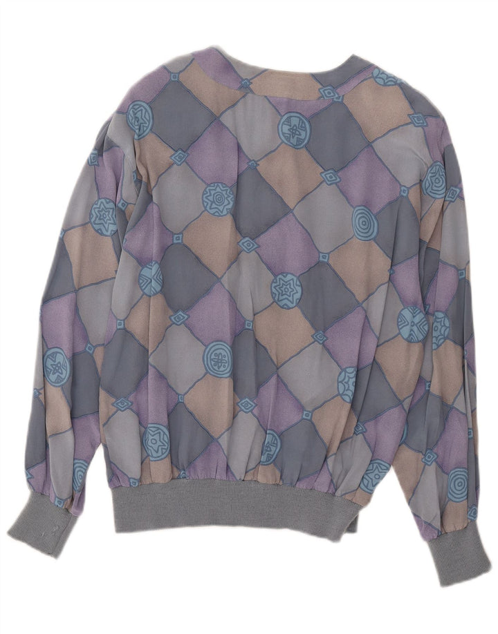 AGENDA Ženska košulja bluza IT 42 srednje plava karirana svila