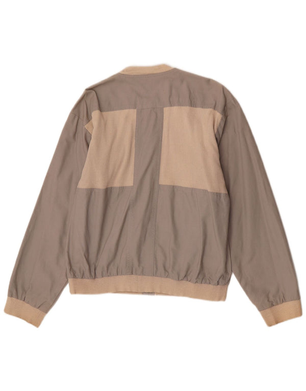 Vintage muška bomber jakna UK 40 Large Grey Colourblock