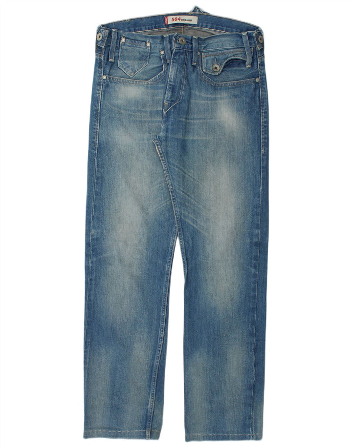 LEVI'S Ženske 504 Bootcut traperice W32 L32 Plave