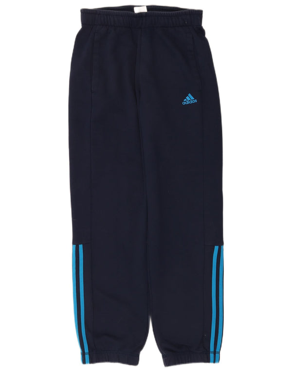 Adidas muške trenirke Climalite hlače Joggers male tamnoplave pamučne