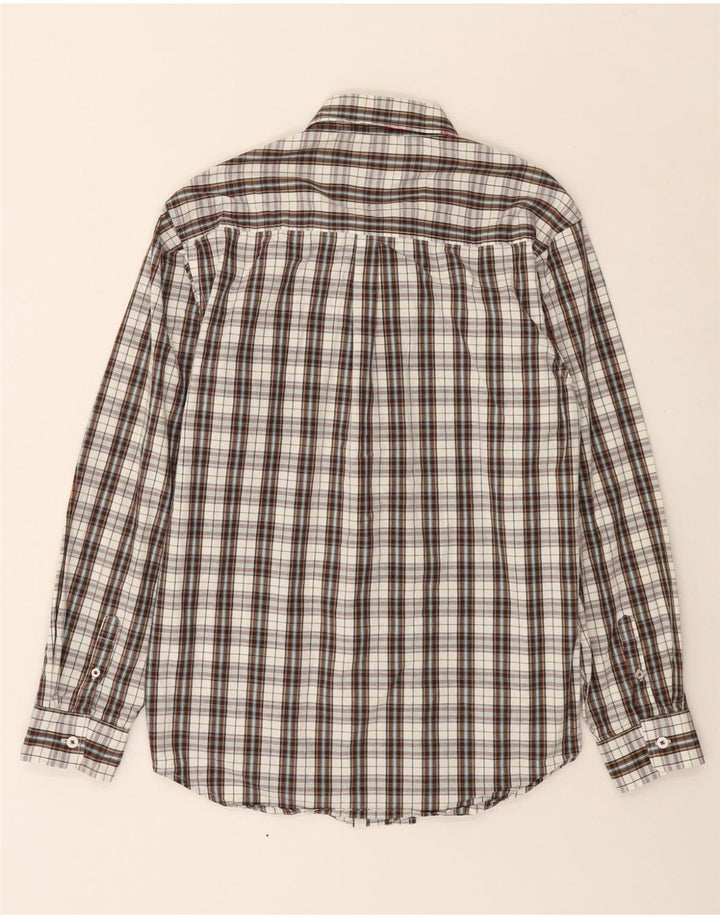 IZOD Boys Shirt 15-16 Years XL Multicoloured Check Cotton