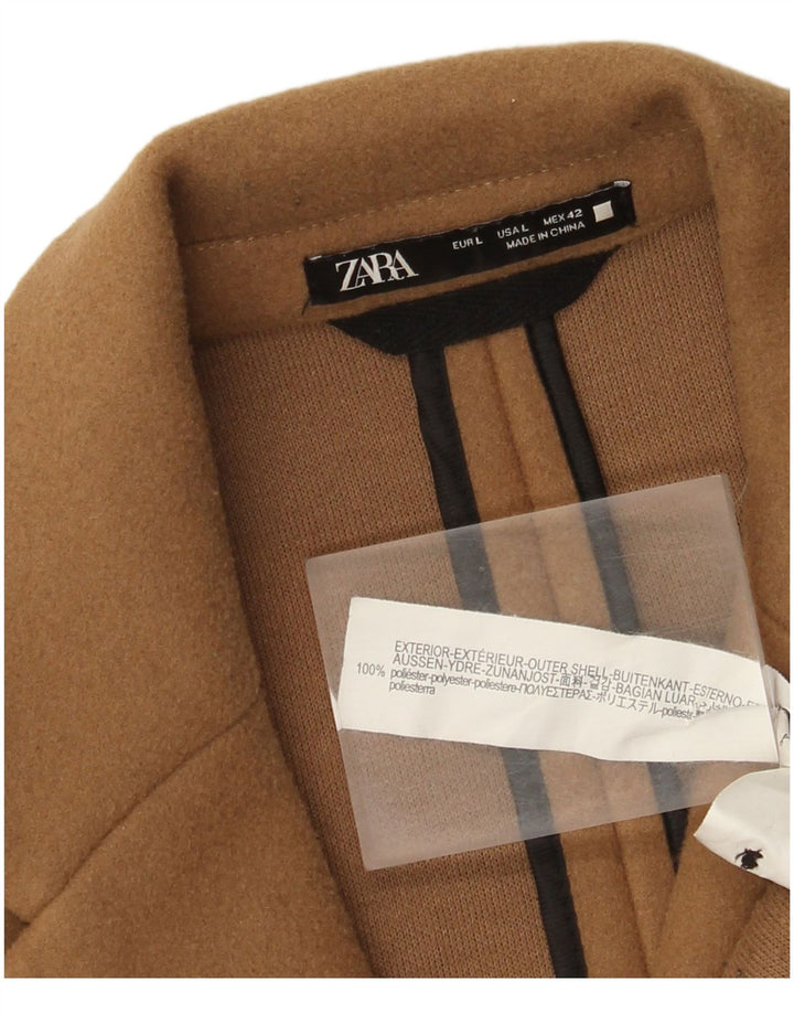 Zara muški kaput UK 40 veliki smeđi poliester