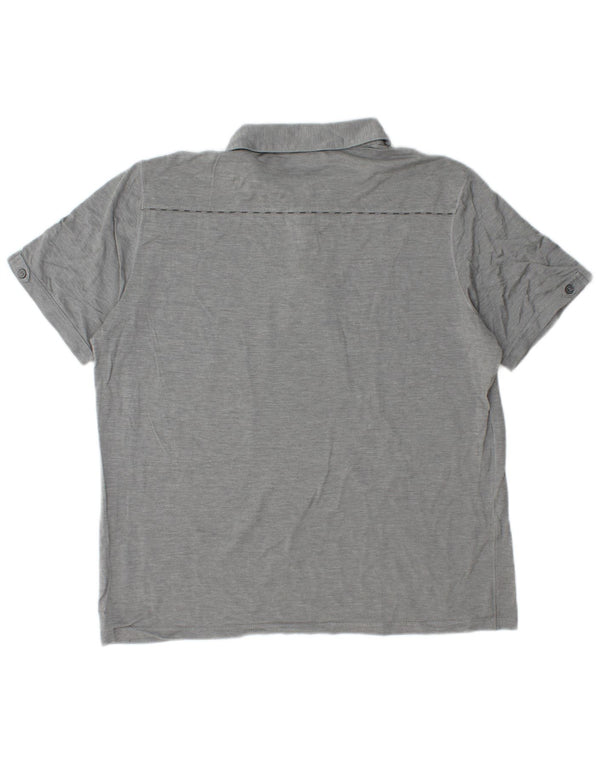 Hugo Boss muška polo majica XL siva s pjegama