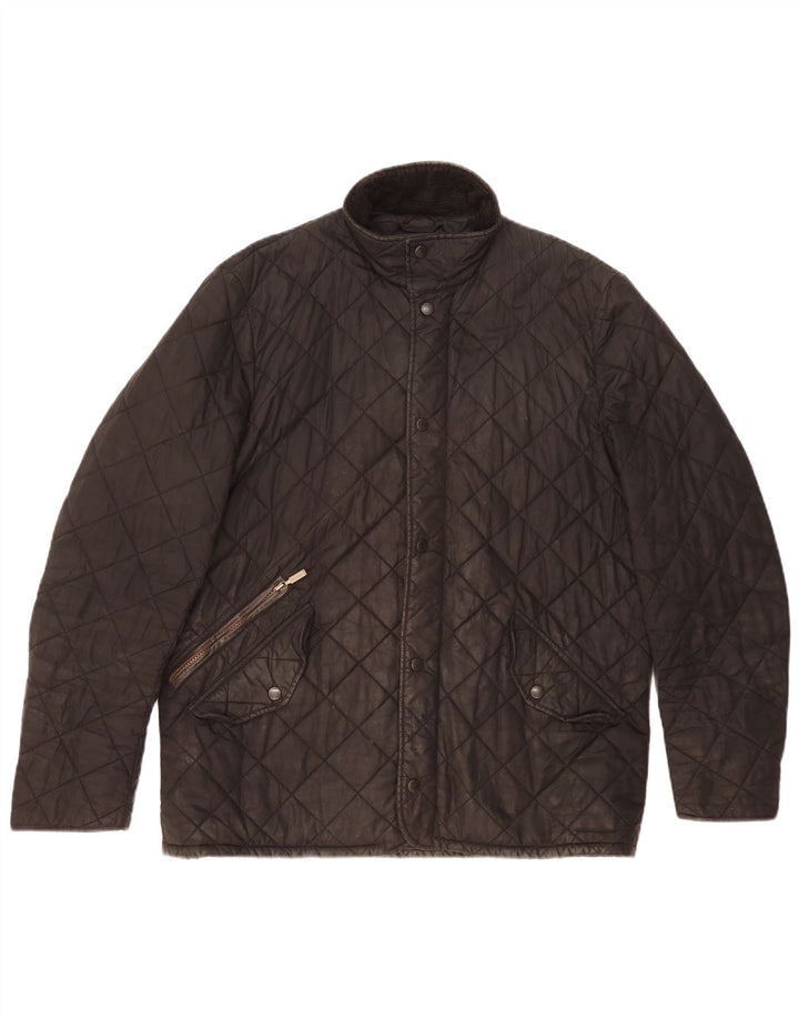 Barbour muška prošivena jakna UK 40 velika crna