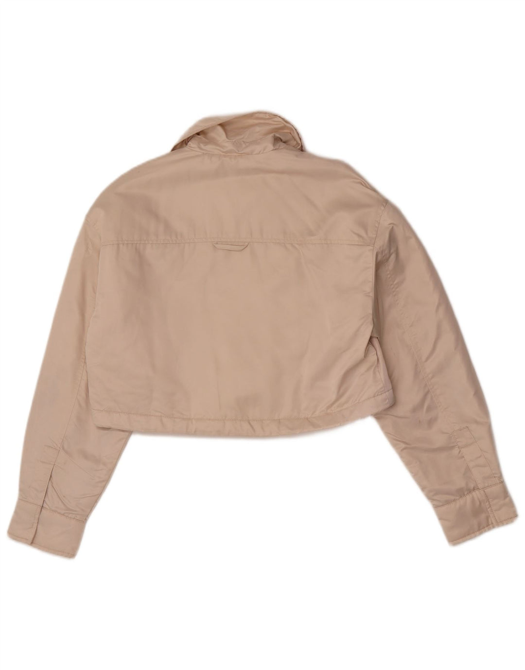 Zara ženska prevelika bolero jakna UK 6 XS sivobijeli poliester