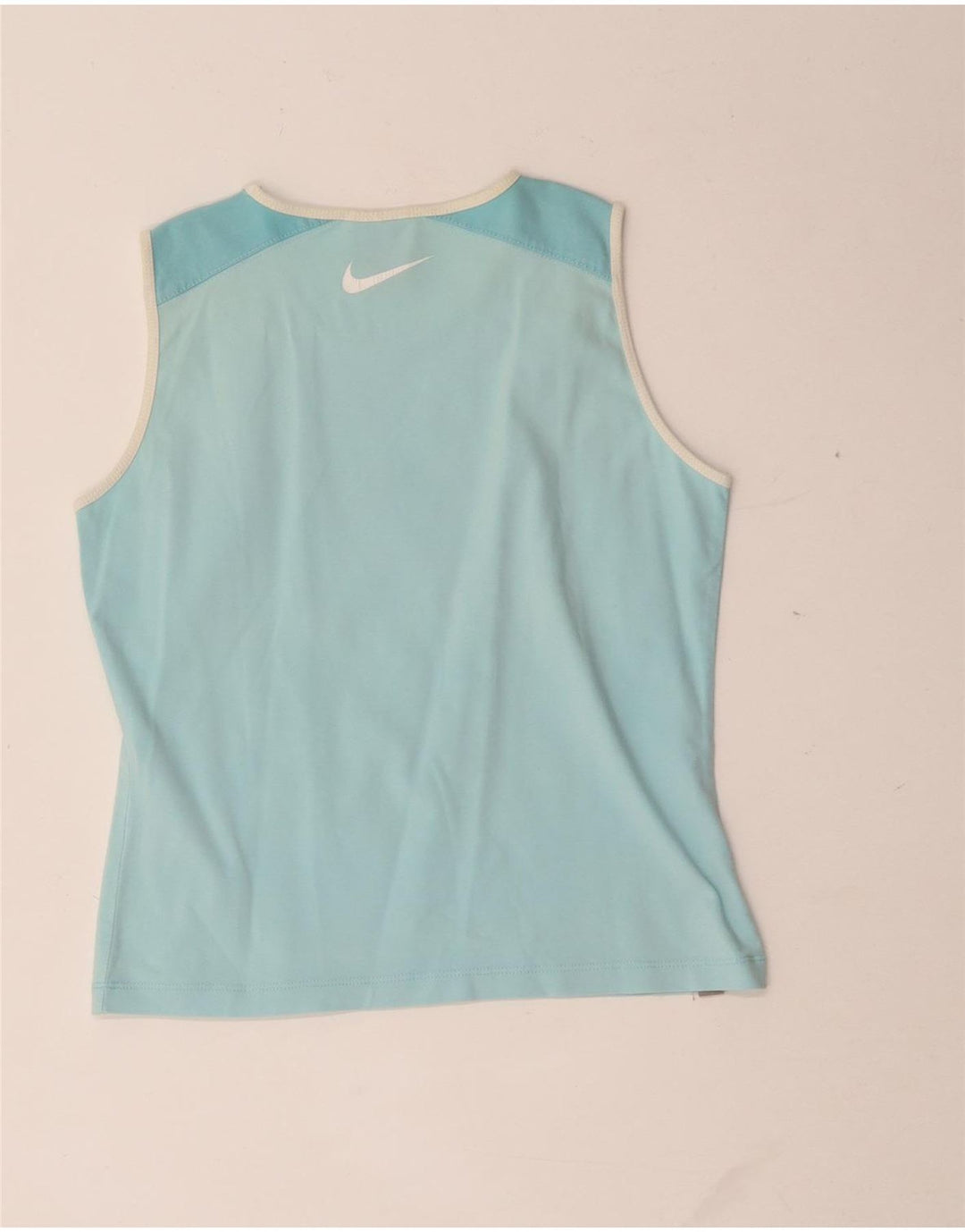 Nike ženski kratki grafički prsluk UK 10/12 srednje tirkizne boje