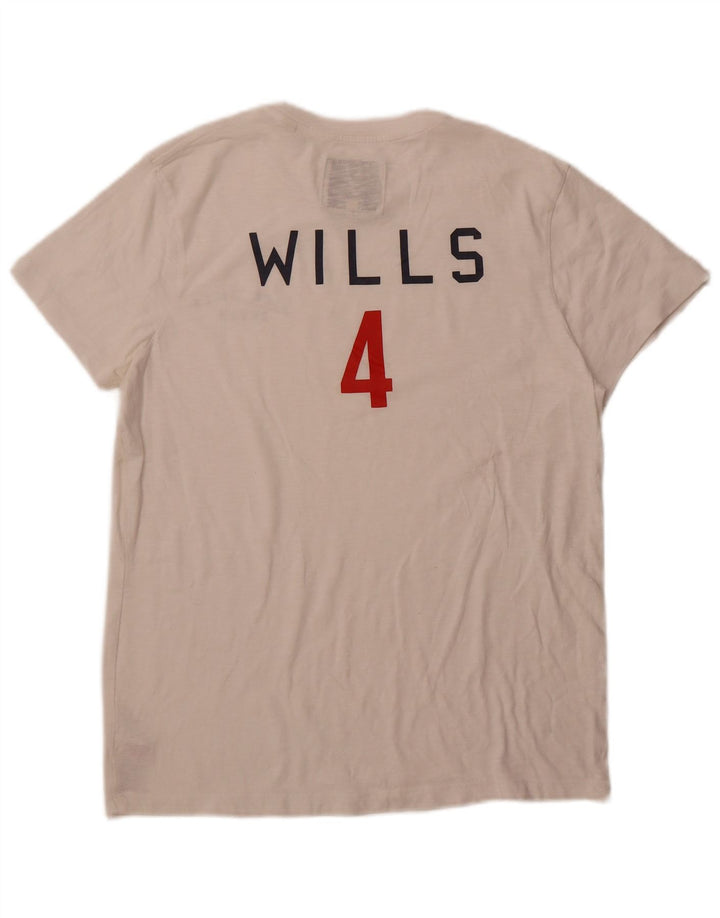 JACK WILLS Muška majica kratkih rukava s grafičkim motivima, veliki bijeli pamuk